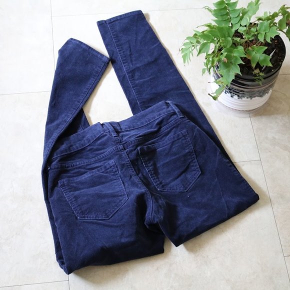OLD NAVY  Rockstar Super Skinny Corduroy Pants – Navy, Size 4 - Picture 3 of 16